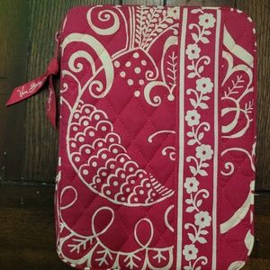 Vera Bradley Small Tablet Case Twirly Bird Pink